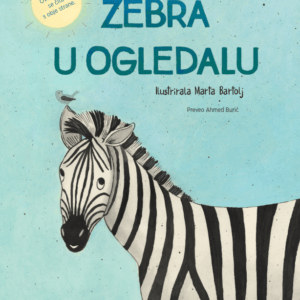 Zebra u ogledalu. Naslovnica slikovnice.