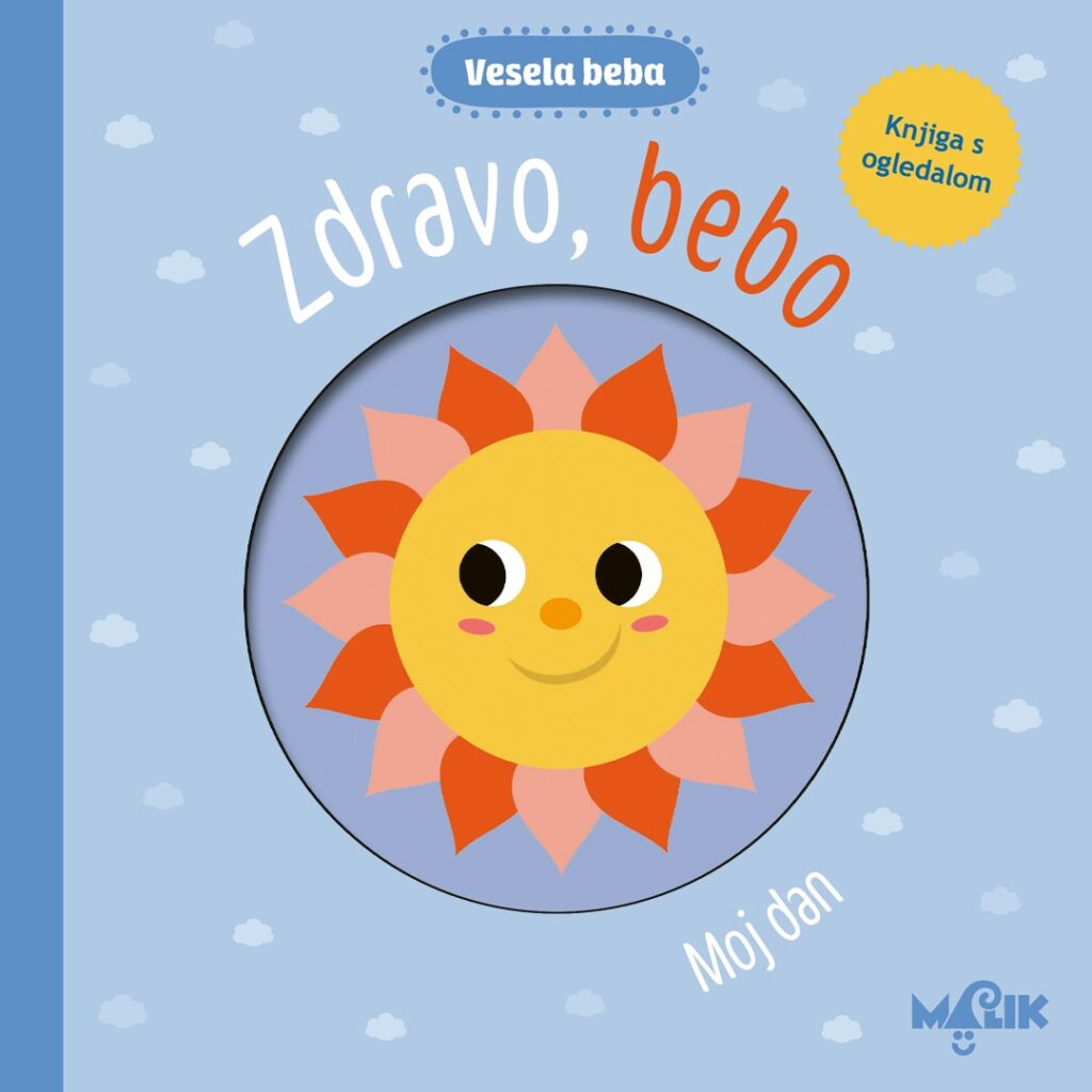 Naslovnica knjige Zdravo, bebo sa nasmijanim suncem