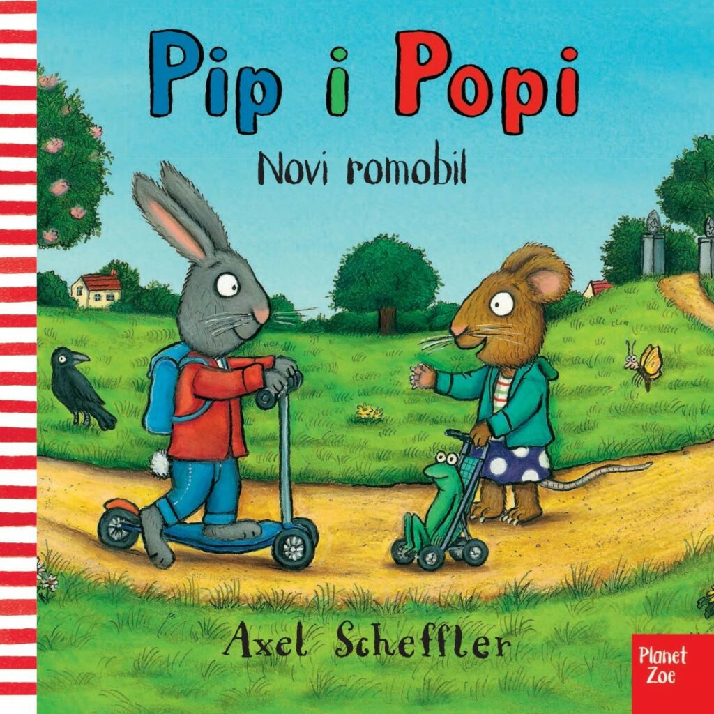 pip i popi novi romobil (kartonska slikovnica)